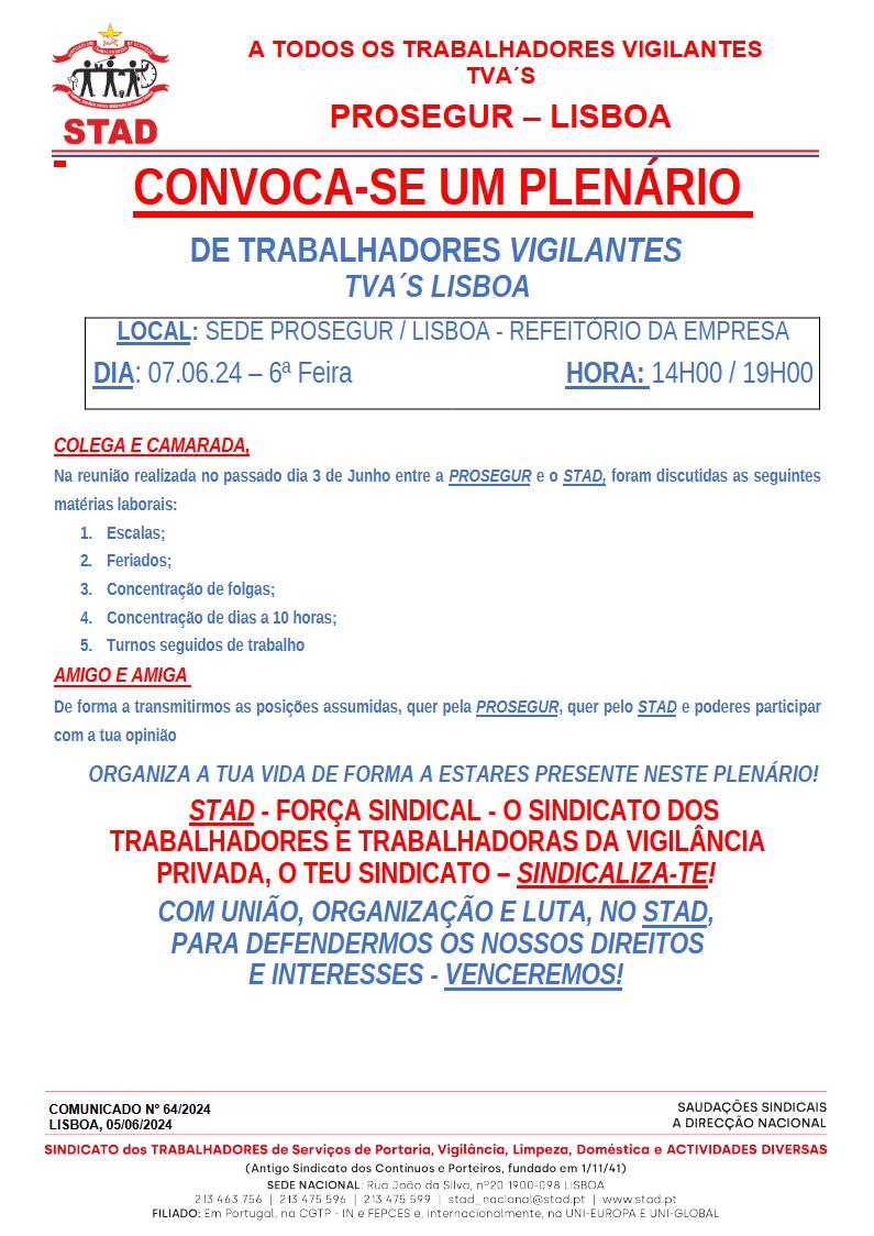 Nº 64 Prosegur Lisboa RGT Jun. 24