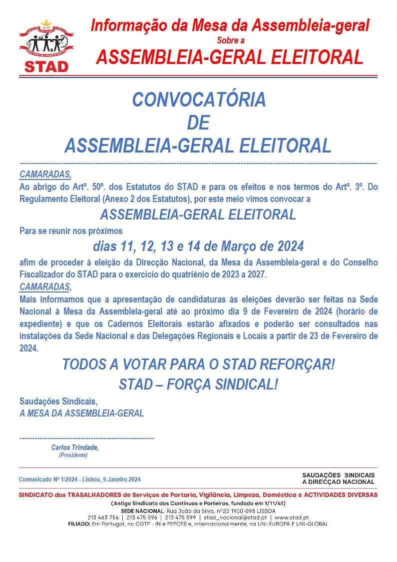 STAD.A GERAL ELEITORAL 2024 08012024