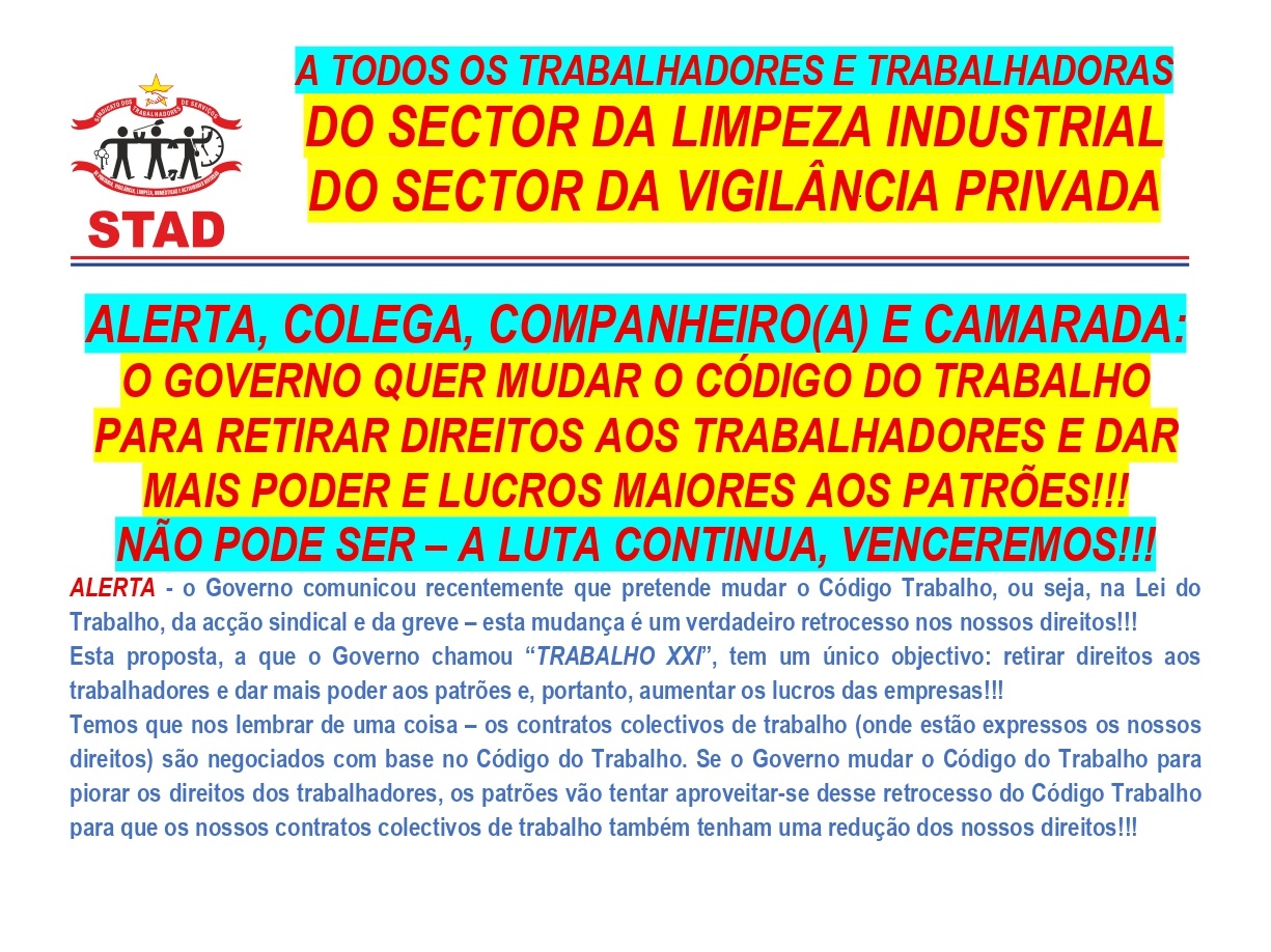 Alterações C.Trabalho CAPA