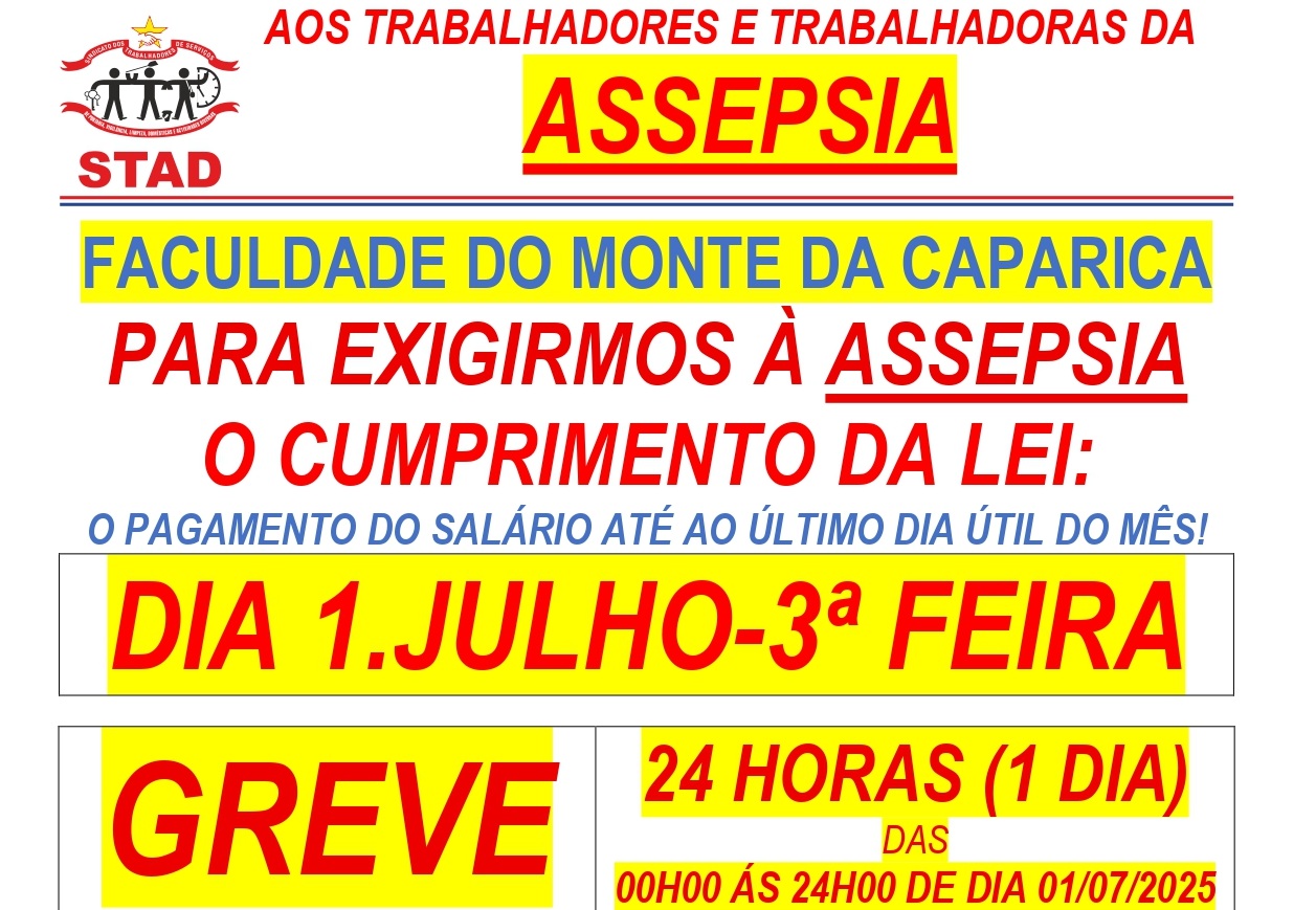 Nº 65 ASSEPSIA GREVE Univ.M.Caparica CAPA