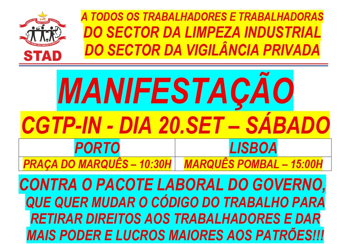 Nº 85 MOBILIZAÇÃO PARA MANIF. CGTP capa