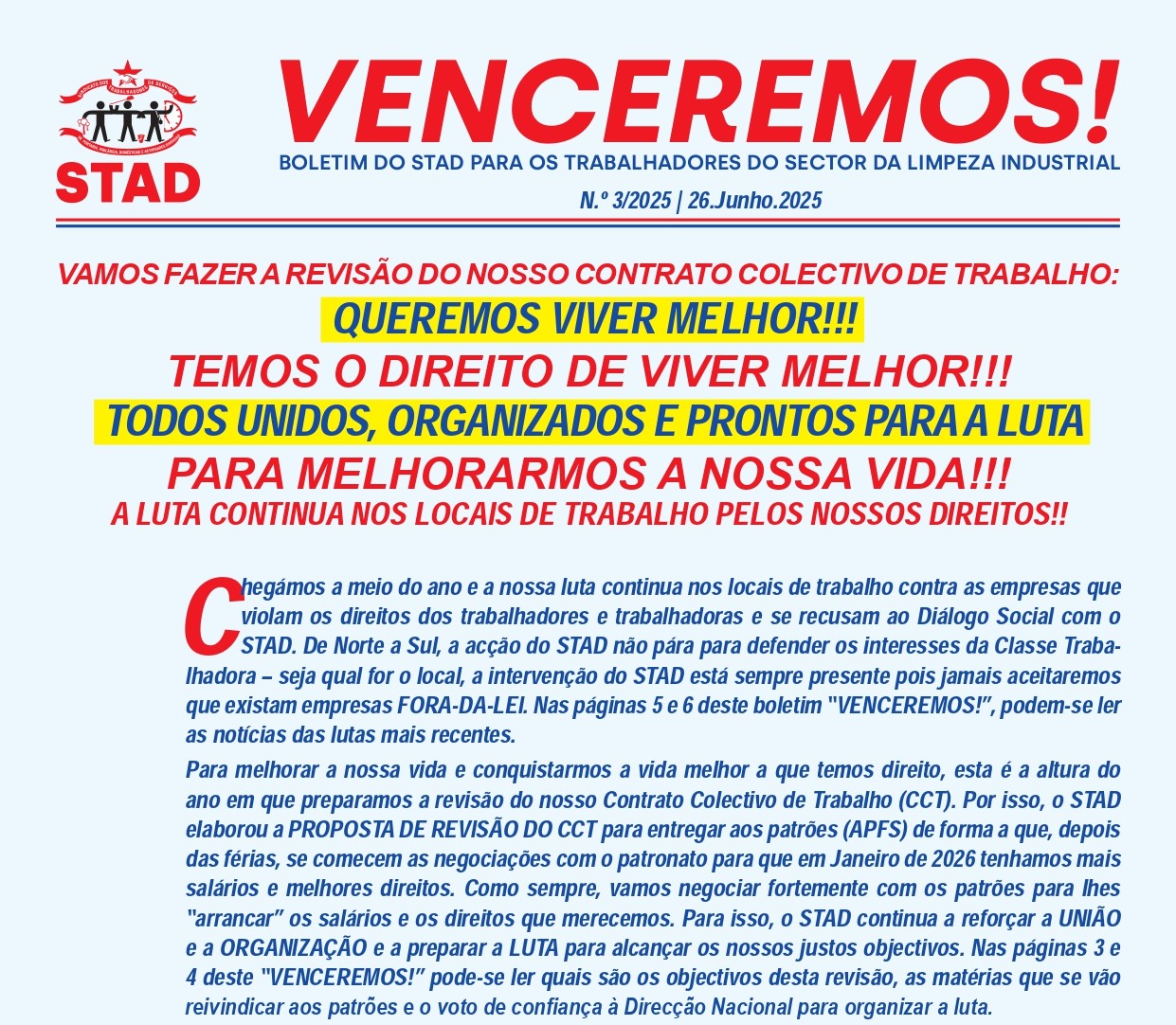 VENCEREMOS N.º 3 2025 CAPA